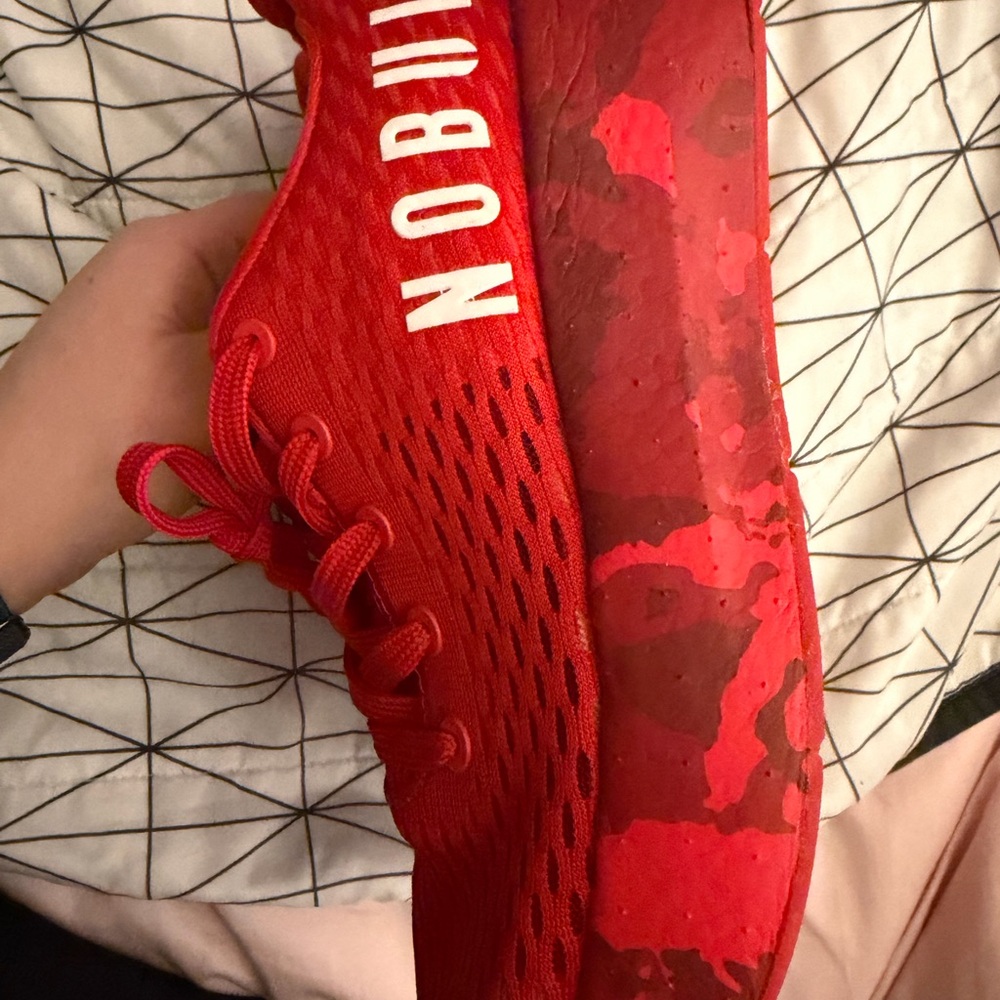 NOBULL Bold Red Sneakers - Picture 2 of 5
